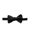 Eton Pre Tied Silk Bow Tie In Black