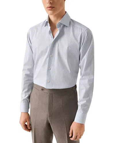 Eton Printed Long Sleeve Button Front Shirt