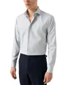 Eton Printed Long Sleeve Button Front Shirt In Neutral