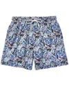 Eton Printed Swim Short In Multi