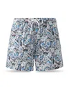 Eton Printed Swim Shorts In Multi