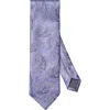 Eton Men's Paisley Silk Tie In Purple