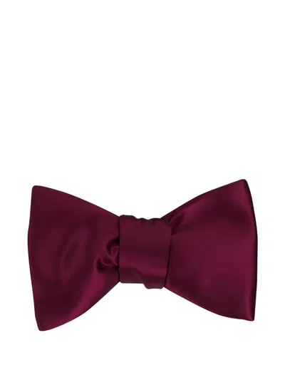 Eton Red Bow Tie In Purple