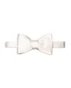 Eton Black Silk Satin Ready-tied Bow Tie In Natural