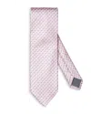Eton Semi Solid Silk Tie In Medium Pink