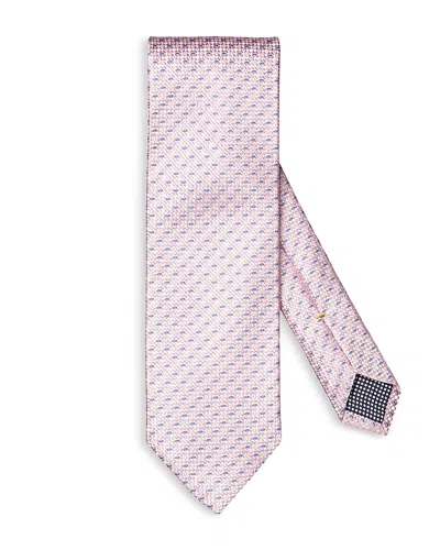 Eton Semi Solid Silk Tie In Medium Pink