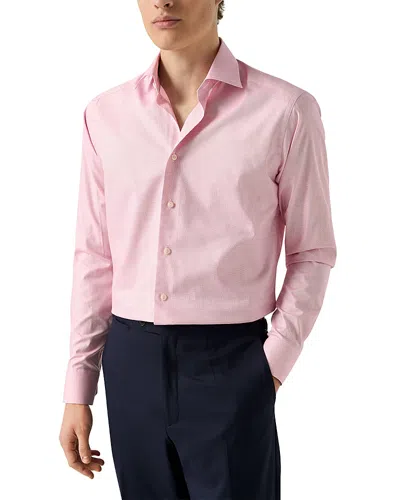Eton Signature Oxford Dress Shirt In Pink