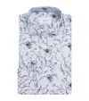 Eton Signature Twill Floral Contemporary-fit Shirt In Blue