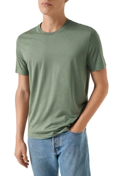Eton Silk & Cotton T-shirt In Green