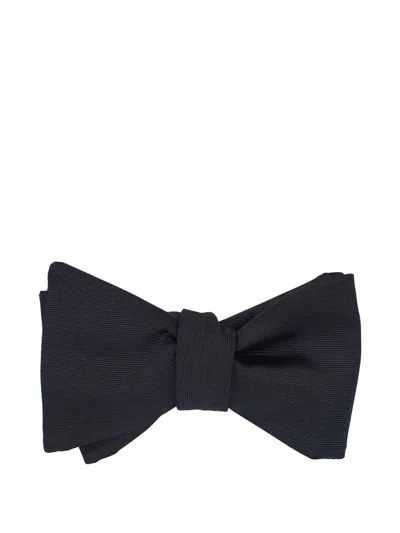 Eton Silk Bow Tie In Black