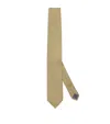 Eton Silk Geometric Print Tie In Yellow