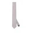 Eton Silk Medallion Tie In Neutral