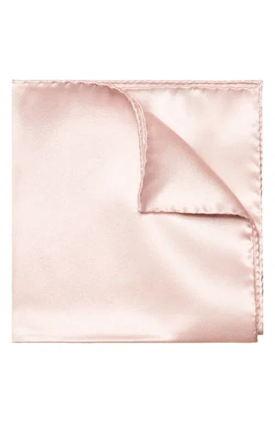 Eton Silk Pocket Square In Pink