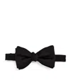 Eton Silk Pre-tied Bow Tie In Black