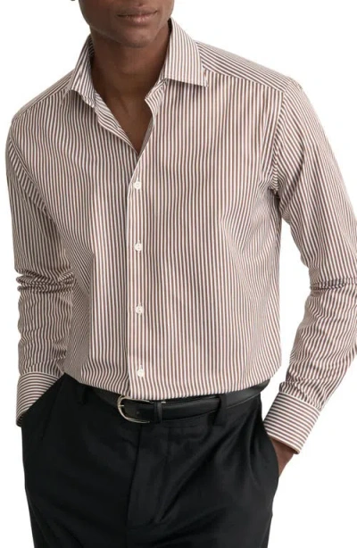Eton Slim Fit Bengal Stripe Dress Shirt In Multi