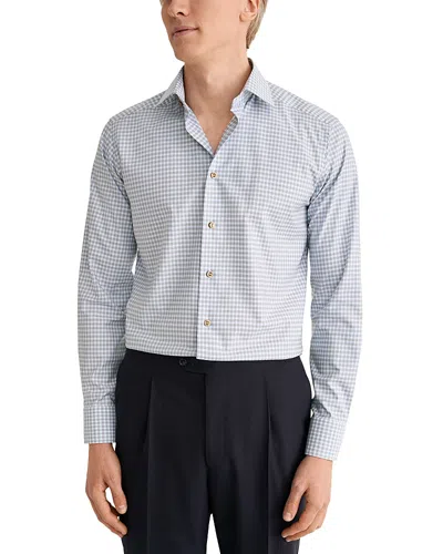 Eton Slim Fit Cotton Tencel Lyocell Shirt In Blue