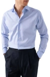Eton Slim Fit Cotton Twill Dress Shirt In Light Pastel Blue