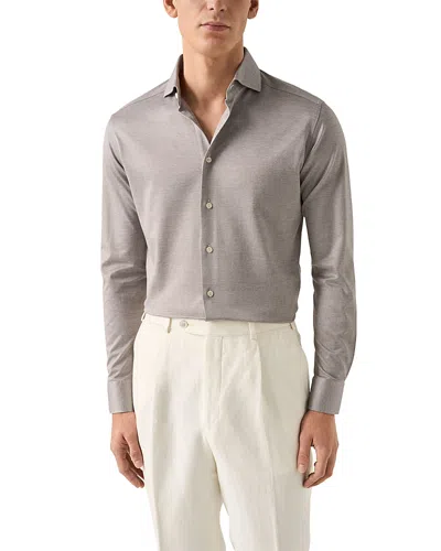 Eton Slim Fit Dress Shirt In Gold