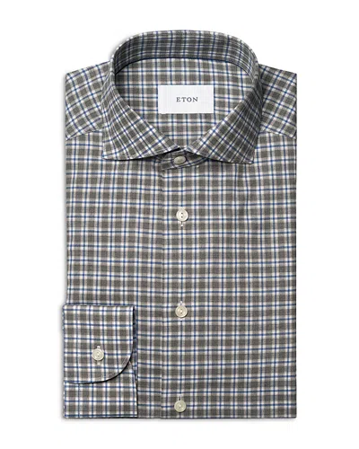 Eton Slim Fit Dress Shirt In Gray