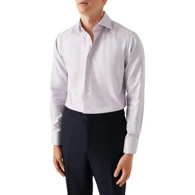 Eton Slim Fit Fit Cotton Dress Shirt In Medium Pink