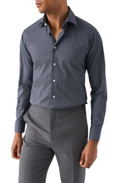 Eton Slim Fit Floral Cotton Dress Shirt