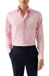 Eton Twill Slim Fit Button Down Shirt In Pink
