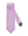 Eton Solid Silk Tie In Pink