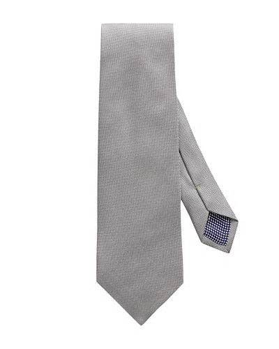 ETON SOLID TEXTURED SILK CLASSIC TIE,A000315501480