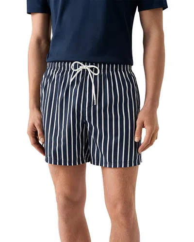 Eton Striped 5.4 Swim Shorts In Multi
