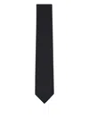 Eton Striped-pattern Tie In Black