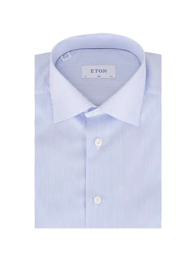 Eton Striped Shirt In Blue