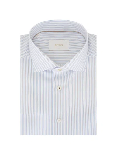 Eton Striped Shirt In White