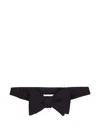 Eton Textured Bow Tie In Black
