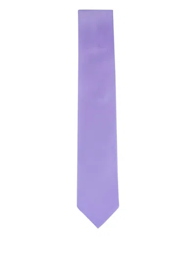Eton Twill Tie In Purple