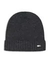 Eton Wool Beanie In Dark Grey