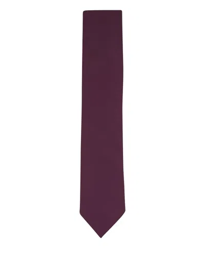Eton Wool Tie In Brown