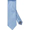 Eton Men's Geometric Woven Silk Tie In Pastel Blue