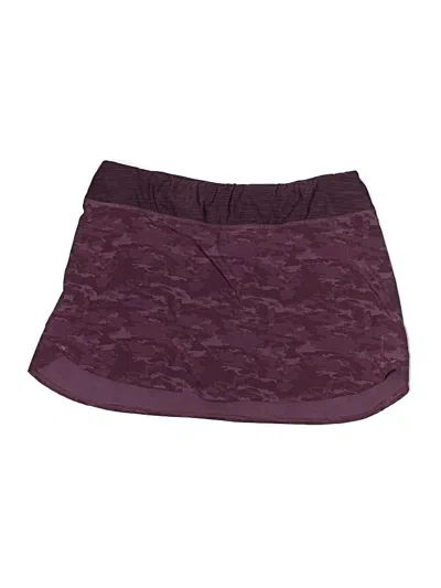 Pre-owned Etonic Casual Skirt In Burgundy