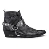 Etor Ankle Cowboy Real Leather Wincklepickers Boots In Multi