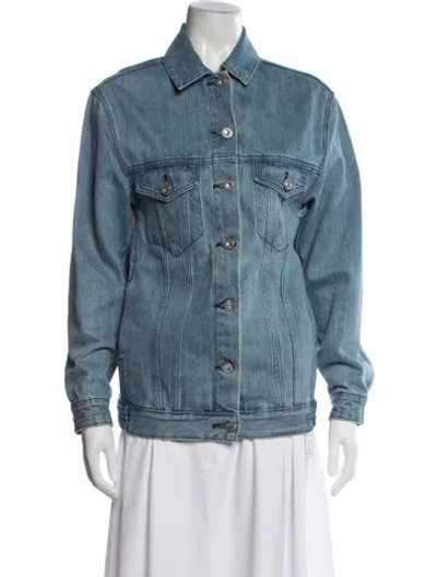 Pre-owned Etre Cecile Denim Jacket In Blue