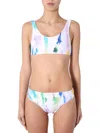 Etre Cecile Être Cécile Watercolour Print Bikini Bottom In Multicolour