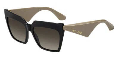 Etro 0001/s 0wm/ha Women's Sunglasses Black Size 58
