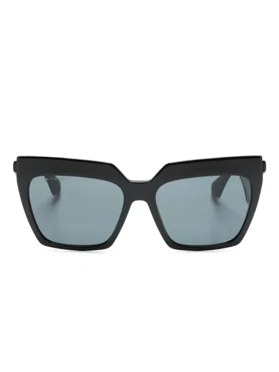 Etro 0001/s Geometric-frame Sunglasses In Black