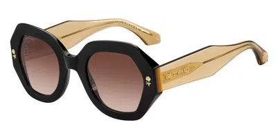 Etro 0009/s 71c/ha Women's Sunglasses Black Size 50