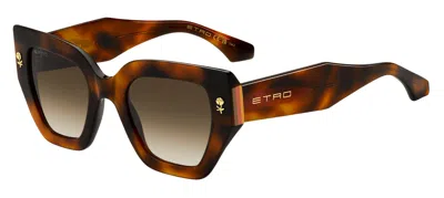 Etro 0010/s 05l/ha Women's Sunglasses Tortoiseshell Size 50 In Brown