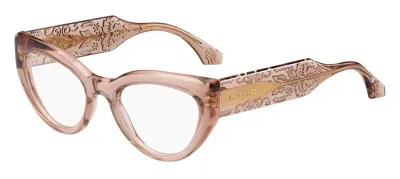 Etro 0018 35j Women's Glasses Pink Size 51 - Free Lenses - Blue Light Block Available In Transparent Pink