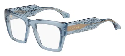 Etro 0019 Mvu Women's Glasses Blue Size 50 - Free Lenses - Blue Light Block Available