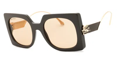Etro 0026/s 79u/70 Women's Sunglasses Brown Size 54 In Black