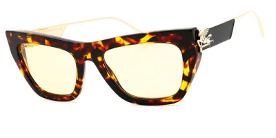 Etro 0028/s 086/ho Women's Sunglasses Tortoiseshell Size 54 In Brown