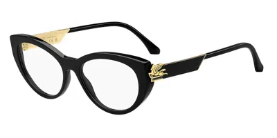 Etro 0041 807 Women's Glasses Black Size 53 - Free Lenses - Blue Light Block Available